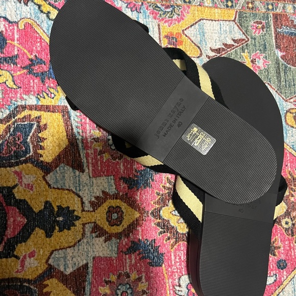 NWOT Jenni Kayne Cotton Crossover Sandal 40 - Picture 3 of 3